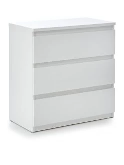 Everyday Lisson 3 Drawer Chest - White - FSC® Certified -Home Comprehensive VKM13 SQ3 0000000013 WHITE SLa