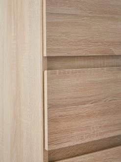 Everyday Lisson 5 Drawer Narrow Chest - Oak - FSC® Certified -Home Comprehensive VKM31 SQ5 0000000006 OAK SLd1