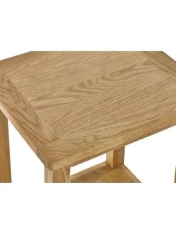 Julian Bowen Mallory Lamp Table -Home Comprehensive VKM45 SQ4 0000000006 OAK SLd