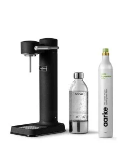 Aarke Carbonator 3 Matte Black - Sparkling Water Maker & Co2 Gas Cylinder