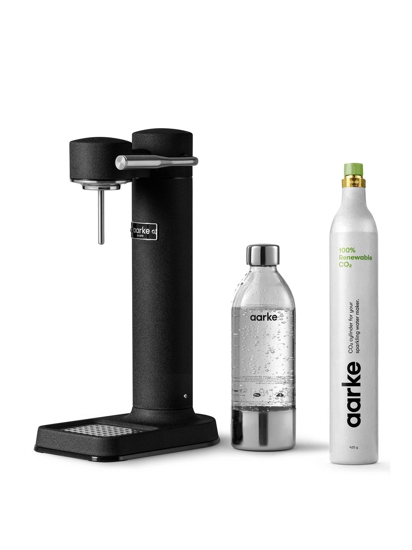 Aarke Carbonator 3 Matte Black - Sparkling Water Maker & Co2 Gas Cylinder 3 Aarke Carbonator 3 Matte Black - Sparkling Water Maker & Co2 Gas Cylinder