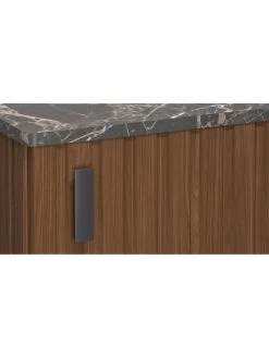 One Call Mabel Ready Assembled Corner TV Unit - Fits up To 45 Inch -Home Comprehensive VKT54 SQ5 0000000007 WALNUT SLd1