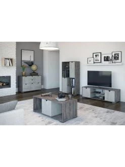 One Call Hollis Ready Assembled Tall Storage Unit 11 One Call Hollis Ready Assembled Tall Storage Unit -Home Comprehensive VKT56 SQ6 0000000005 GREY SLd2