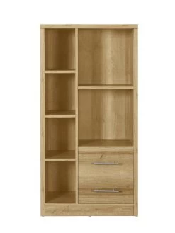 Everyday Metro 3 Piece Storage Bookcase Package - Oak - FSC® Certified -Home Comprehensive VKYNA SQ4 0000000006 OAK SLd