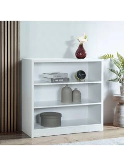 Everyday Metro Small Wide Bookcase - White - FSC® Certified