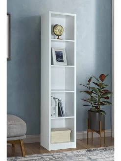 Everyday Metro Tall Bookcase - White - FSC® Certified 12 Everyday Metro Tall Bookcase - White - FSC® Certified -Home Comprehensive VKYNE SQ5 0000000013 WHITE SLd1