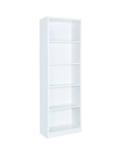 Everyday Metro Tall Wide Bookcase - White - FSC® Certified -Home Comprehensive VKYNF SQ3 0000000013 WHITE SLa