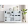 Everyday New Metro 3 Piece Storage Bookcase Package - White - FSC® Certified -Home Comprehensive VKYNG SQ1 0000000013 WHITE RSr