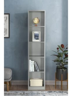 Everyday Metro Tall Bookcase - Grey - FSC® Certified