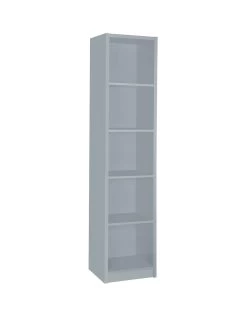 Everyday Metro Tall Bookcase - Grey - FSC® Certified -Home Comprehensive VKYNJ SQ3 0000000005 GREY SLa