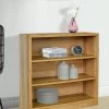 Everyday Metro Small Wide Bookcase - Oak - FSC® Certified -Home Comprehensive VKYNM SQ1 0000000006 OAK RSr