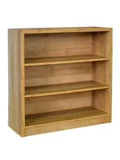 Everyday Metro Small Wide Bookcase - Oak - FSC® Certified -Home Comprehensive VKYNM SQ3 0000000006 OAK SLa