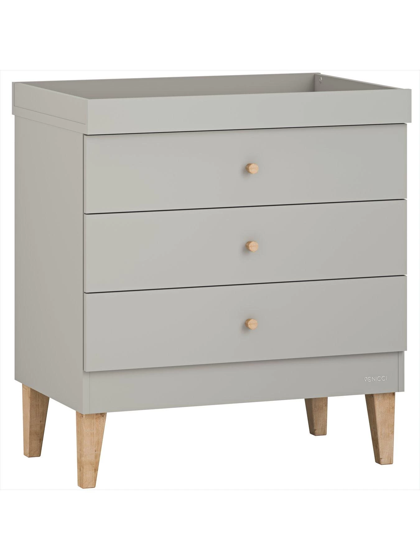 Venicci Saluzzo 2 Piece Furniture Set - Warm Grey 7 Venicci Saluzzo 2 Piece Furniture Set - Warm Grey - Image 5