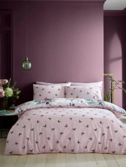 Bridgerton By Catherine Lansfield Wallflower Duvet Cover Set - Natural 10 Bridgerton By Catherine Lansfield Wallflower Duvet Cover Set - Natural -Home Comprehensive VLGCF SQ3 0000000003 NATURAL SLd