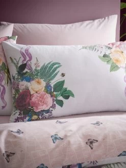 Bridgerton By Catherine Lansfield Wallflower Duvet Cover Set - Natural 11 Bridgerton By Catherine Lansfield Wallflower Duvet Cover Set - Natural -Home Comprehensive VLGCF SQ4 0000000003 NATURAL SLd1