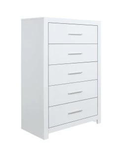 Very Home Rio 5 Drawer Chest - FSC® Certified -Home Comprehensive VLGK0 SQ3 0000000013 WHITE SLa