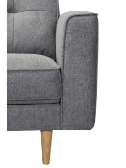 Oxford Fabric Armchair - FSC® Certified -Home Comprehensive VLINH SQ5 0000000005 GREY SLd1