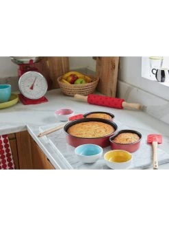 Prestige Disney Bake With Mickey Mouse 3 Piece Non Stick Mickey Head Cake Tins - Red & Black 15 Prestige Disney Bake With Mickey Mouse 3 Piece Non Stick Mickey Head Cake Tins - Red & Black -Home Comprehensive VLOS4 SQ6 0000000088 NO COLOR SLd4