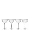 Luigi Bormioli Optica Set Of 4 Martini Glasses - 220ml