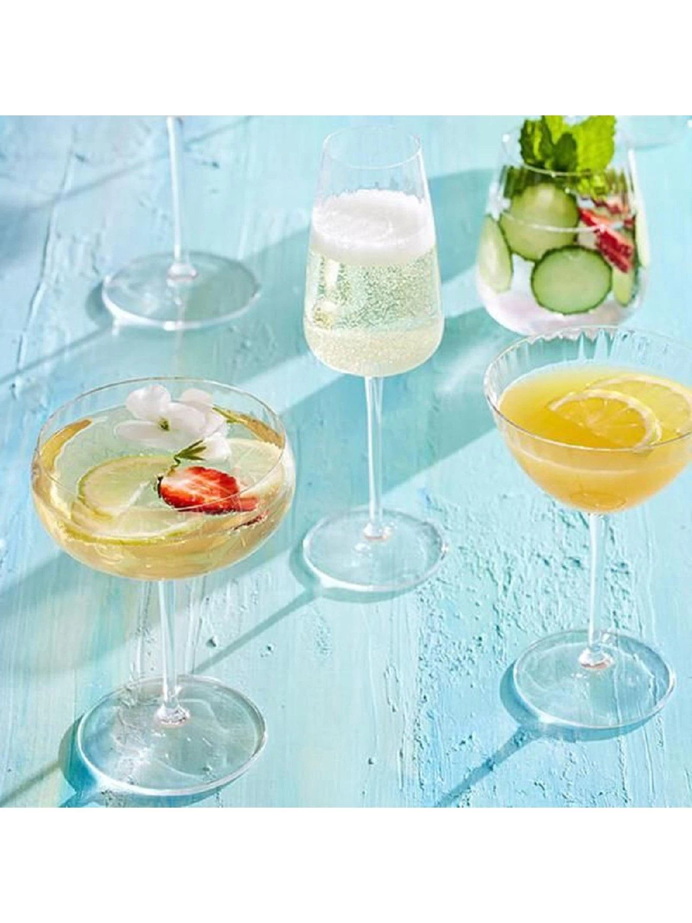 Luigi Bormioli Optica Set Of 4 Martini Glasses - 220ml 9 Luigi Bormioli Optica Set Of 4 Martini Glasses - 220ml - Image 7