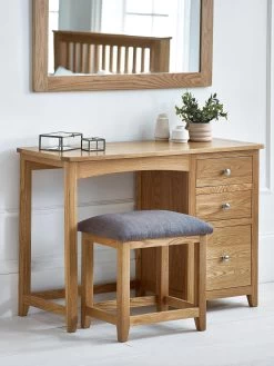 Julian Bowen Mallory Single Dressing Table & Stool