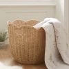 Lucy Mecklenburgh Home Scalloped Round Storage Basket – 37 Cm -Home Comprehensive VLUF8 SQ1 0000000003 NATURAL RSr