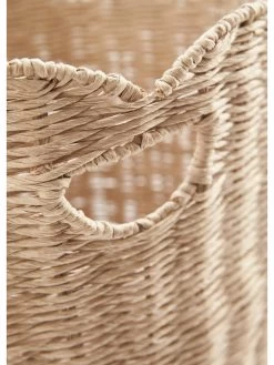 Lucy Mecklenburgh Home Scalloped Round Storage Basket – 37 Cm -Home Comprehensive VLUF8 SQ5 0000000003 NATURAL SLd1