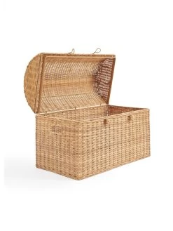Lucy Mecklenburgh Home Medium Poly Rattan Storage Chest -Home Comprehensive VLUFA SQ4 0000000003 NATURAL SLd
