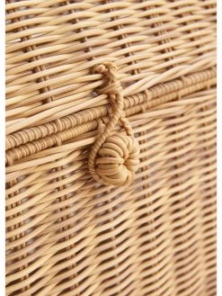 Lucy Mecklenburgh Home Medium Poly Rattan Storage Chest -Home Comprehensive VLUFA SQ5 0000000003 NATURAL SLd1