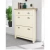 GFW Lancaster 1 Drawer Shoe Storage - Cream -Home Comprehensive VM3PZ SQ2 0000000067 CREAM SLf