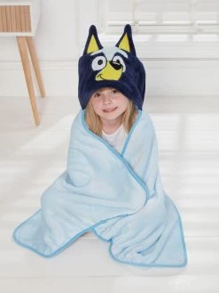 Bluey Hooded Towel -Home Comprehensive VM8ZG SQ4 0000000020 BLUE SLd1