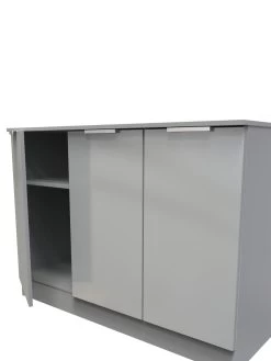 SWIFT Adair Ready Assembled 3 Door Sideboard 12 SWIFT Adair Ready Assembled 3 Door Sideboard -Home Comprehensive VM9B1 SQ5 0000000563 GREY GLOSS SLd1