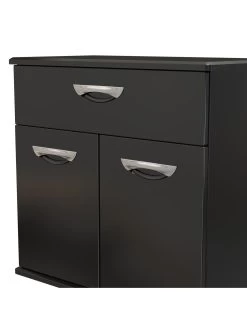 SWIFT Neptune Ready Assembled High Gloss Compact Sideboard - Black 11 SWIFT Neptune Ready Assembled High Gloss Compact Sideboard - Black -Home Comprehensive VM9B6 SQ4 0000000512 BLACK GLOSS SLd