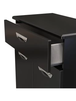 SWIFT Neptune Ready Assembled High Gloss Compact Sideboard - Black 12 SWIFT Neptune Ready Assembled High Gloss Compact Sideboard - Black -Home Comprehensive VM9B6 SQ5 0000000512 BLACK GLOSS SLd1