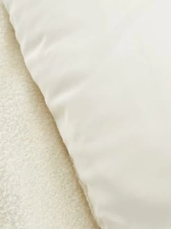 Catherine Lansfield Boucle Duvet Cover Set In Cream -Home Comprehensive VMBKH SQ5 0000000067 CREAM SLd2