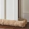 Catherine Lansfield Faux Fur Soft Draught Excluder -Home Comprehensive VMRQ7 SQ1 0000000003 NATURAL RSr