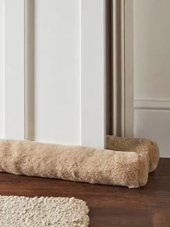 Catherine Lansfield Faux Fur Soft Draught Excluder