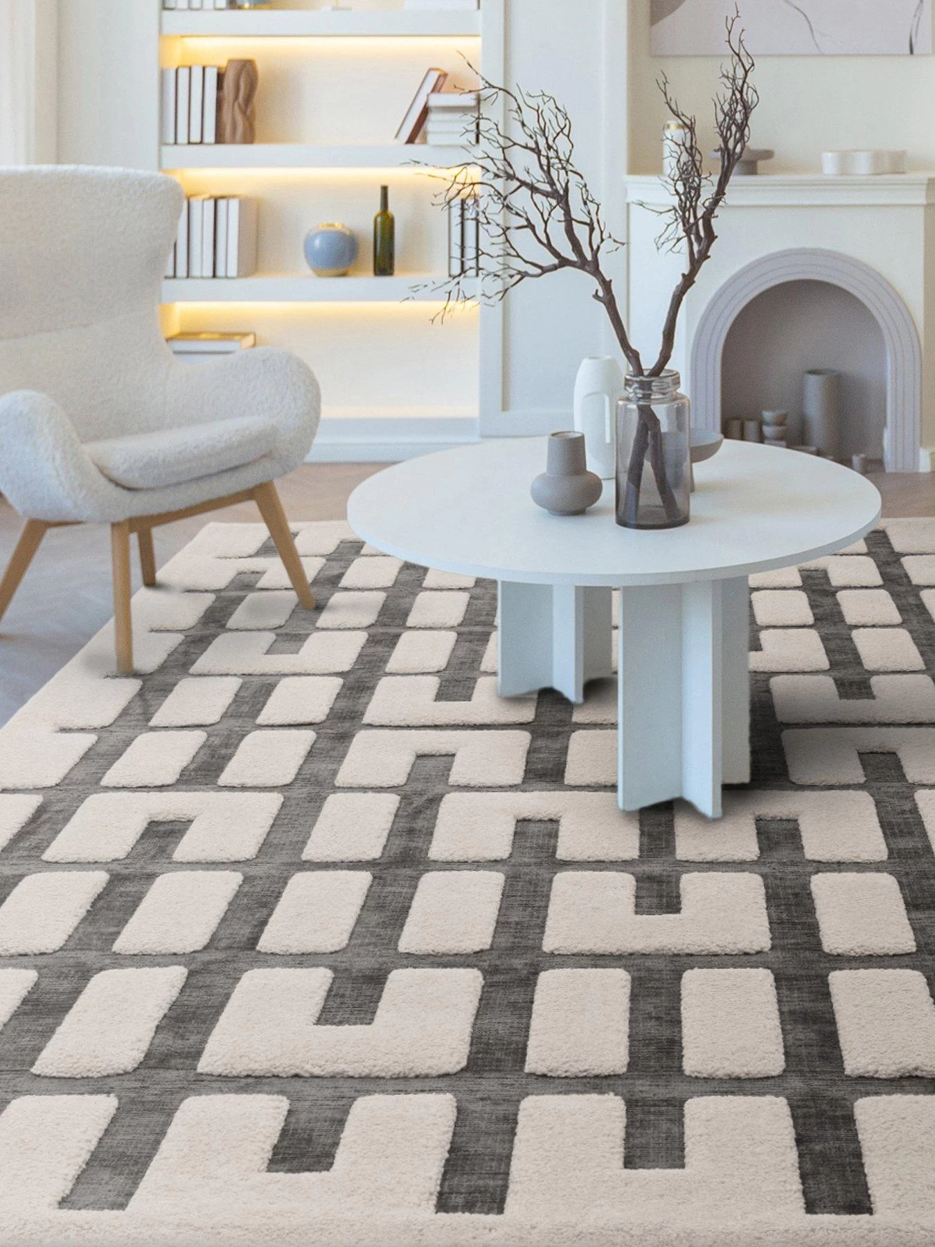 Asiatic Valley Charcoal And Ivory Junction Rug 4 Asiatic Valley Charcoal And Ivory Junction Rug - Image 2