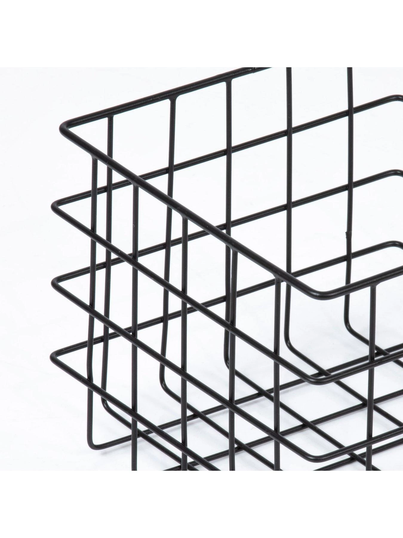 Esselle Addiscombe Set Of 2 Nested Metal Black Square 7 Esselle Addiscombe Set Of 2 Nested Metal Black Square - Image 5