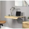 Jual Universal Wall Mounted Drop Desk - 75 Cm -Home Comprehensive VNGSS SQ1 0000000006 OAK RSr