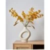 Very Home Sculptural Vase -Home Comprehensive VNMB9 SQ1 0000000067 CREAM SLf