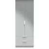 SWIFT Adair Ready Assembled 2 Door 2 Drawer Wardrobe 1 SWIFT Adair Ready Assembled 2 Door 2 Drawer Wardrobe -Home Comprehensive VNOES SQ2 0000000563 GREY GLOSS SLf