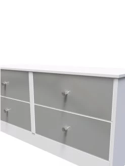 SWIFT Verity Ready Assembled 4 Drawer Bed Box 9 SWIFT Verity Ready Assembled 4 Drawer Bed Box -Home Comprehensive VNOF6 SQ4 0000000563 GREY GLOSS SLd