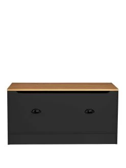 Lloyd Pascal Henley Storage Box -Home Comprehensive VNOG4 SQ2 0000000540 BLACK OAK SLf