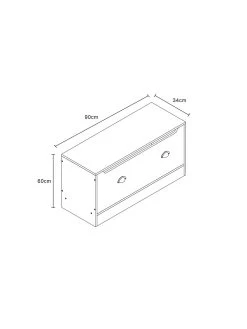Lloyd Pascal Henley Storage Box -Home Comprehensive VNOG4 SQ7 0000000540 BLACK OAK DGy