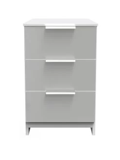 SWIFT Adair Ready Assembled 3 Drawer Bedside Cabinet