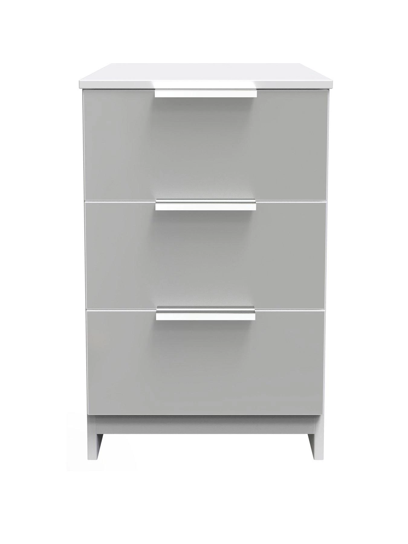 SWIFT Adair Ready Assembled 3 Drawer Bedside Cabinet 3 SWIFT Adair Ready Assembled 3 Drawer Bedside Cabinet