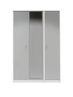 SWIFT Verity Part Assembled 3 Door Mirrored Wardrobe