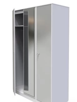 SWIFT Verity Part Assembled 3 Door Mirrored Wardrobe -Home Comprehensive VNOGQ SQ5 0000000563 GREY GLOSS SLd1
