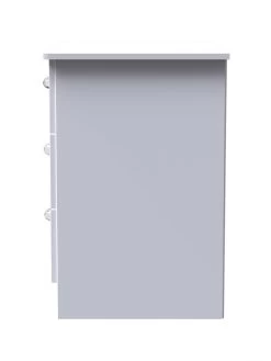 SWIFT Lumiere Ready Assembled 3 Drawer Bedside Cabinet With Led Lights 11 SWIFT Lumiere Ready Assembled 3 Drawer Bedside Cabinet With Led Lights -Home Comprehensive VNOID SQ6 0000000559 WHITE GLOSS SLd2